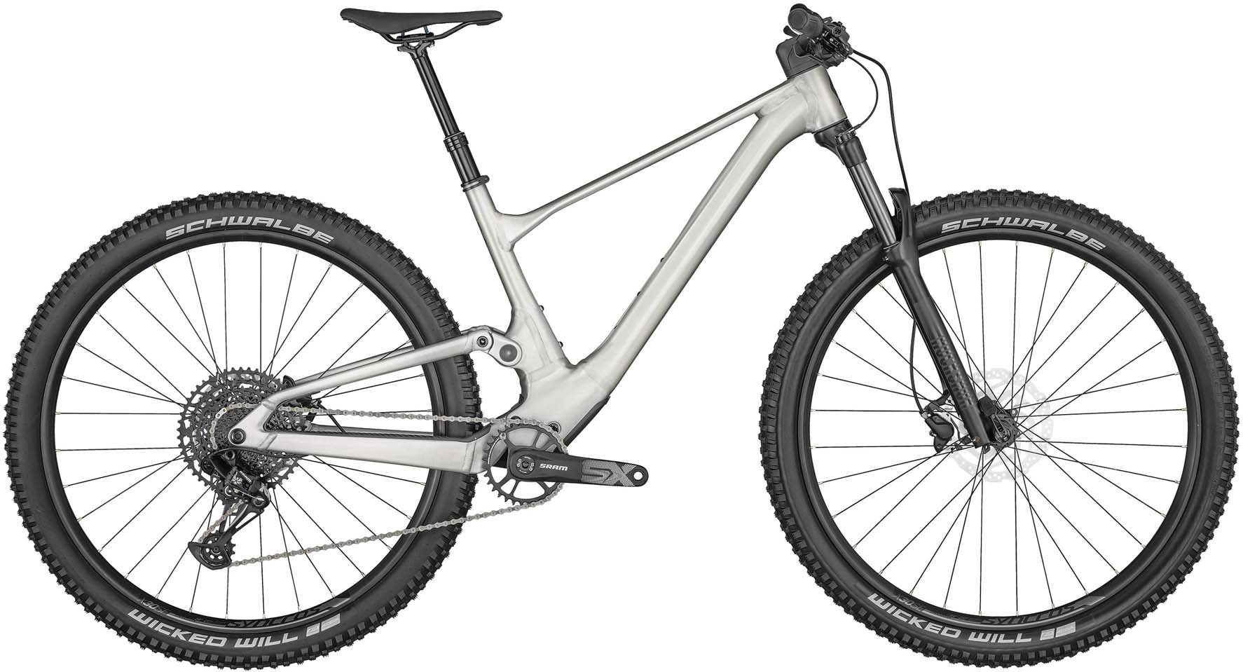 Scott Spark 970 Raw Alloy 2024 - Täysjousitetut Maastopyörä