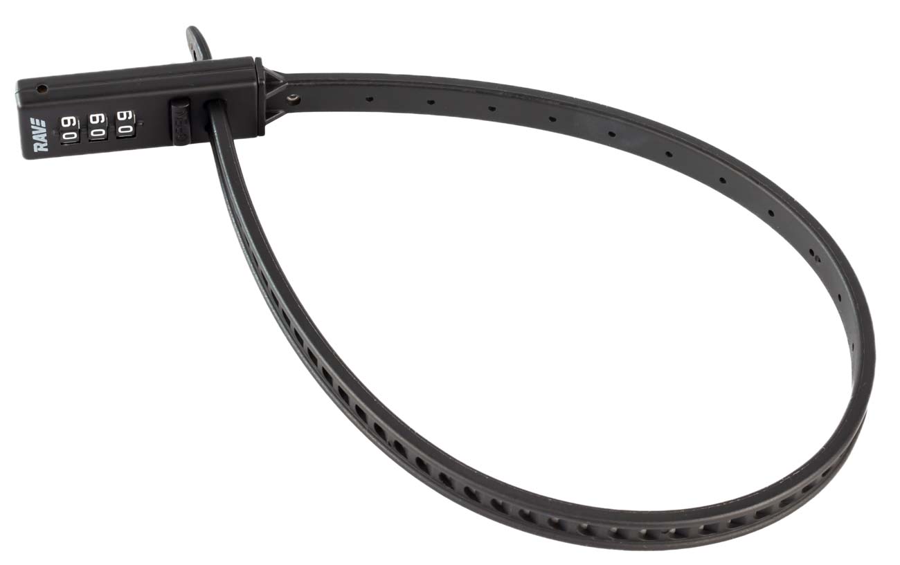 RAVE Kaapelilukko / monitoimilukko (50 cm / 100 g)