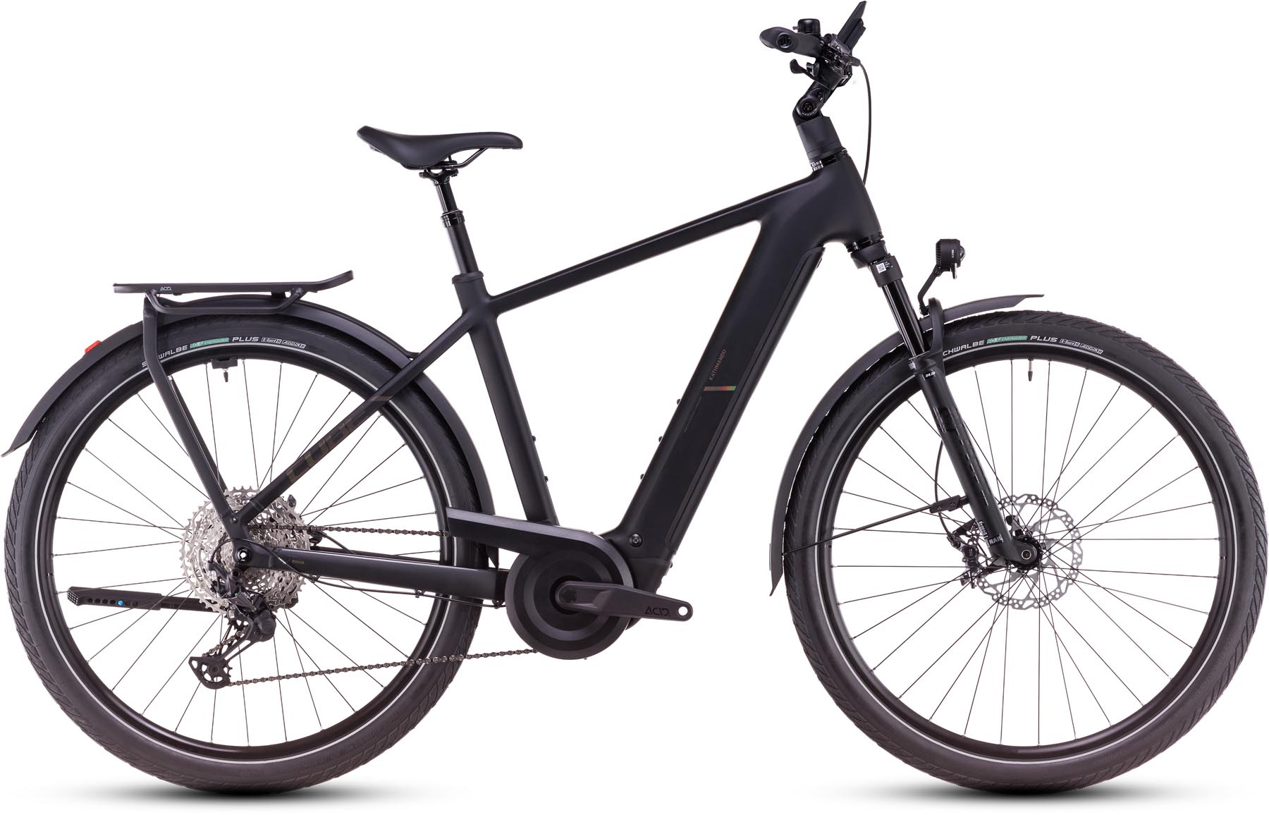 Cube Kathmandu Hybrid EXC 800 black n prism 2025 - Sähköpyörä Trekking Pyörä Miesten