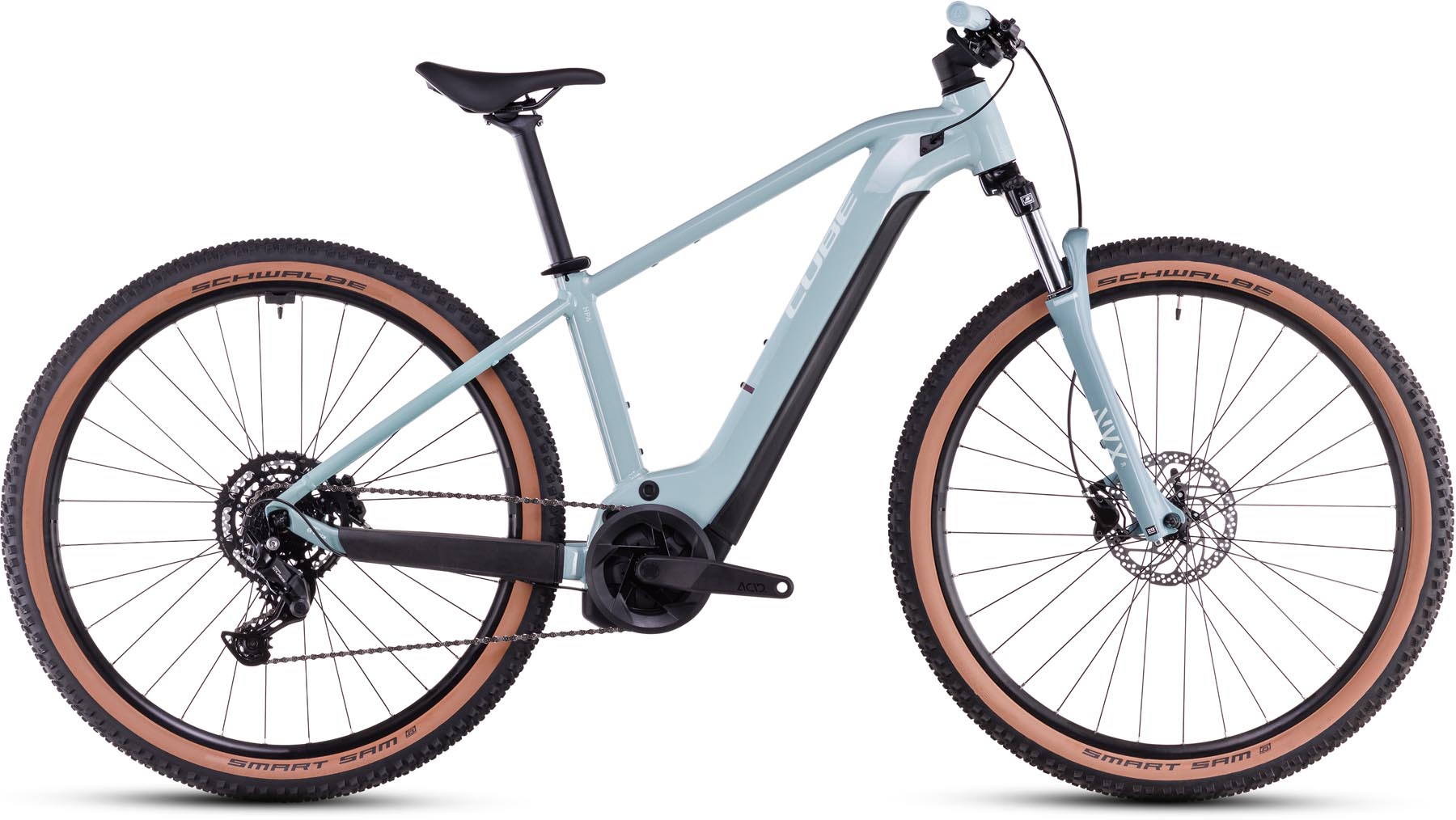 Cube Reaction Hybrid Performance 625 skylightblue n white 2025 - Sähköpyörä Hardtail Maastopyörä