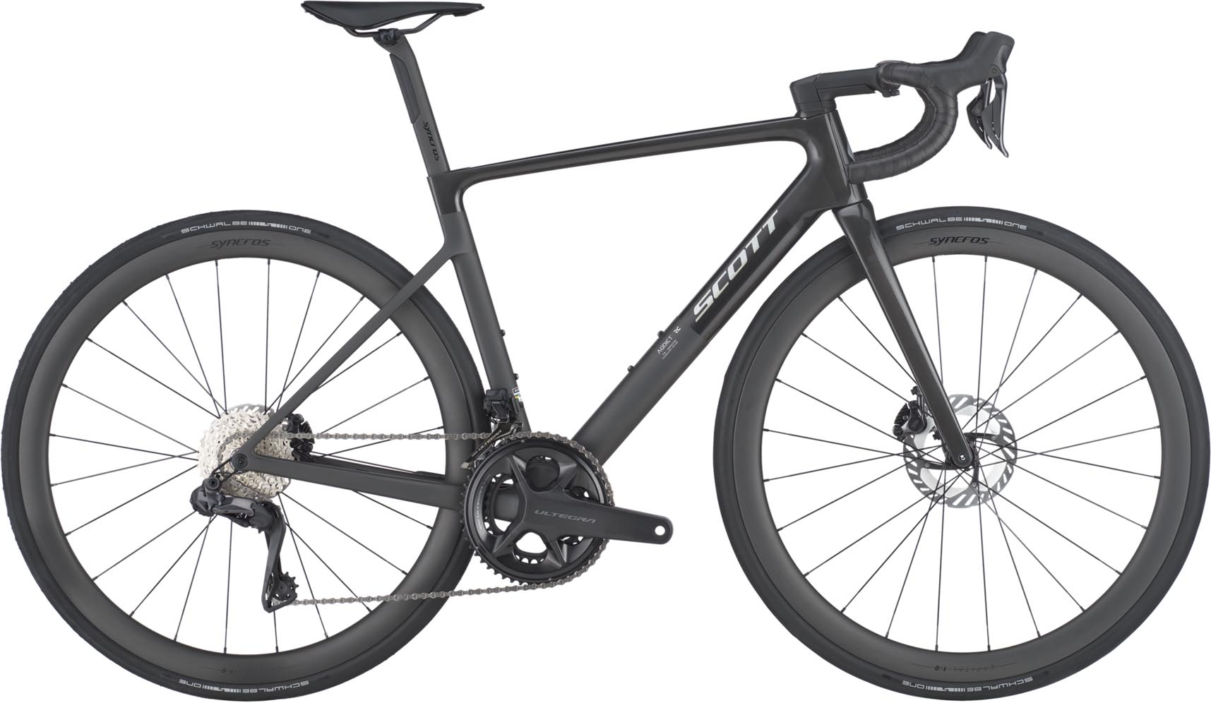 Scott Addict RC 20 carbon black 2025 - Carbon Maantiepyörä