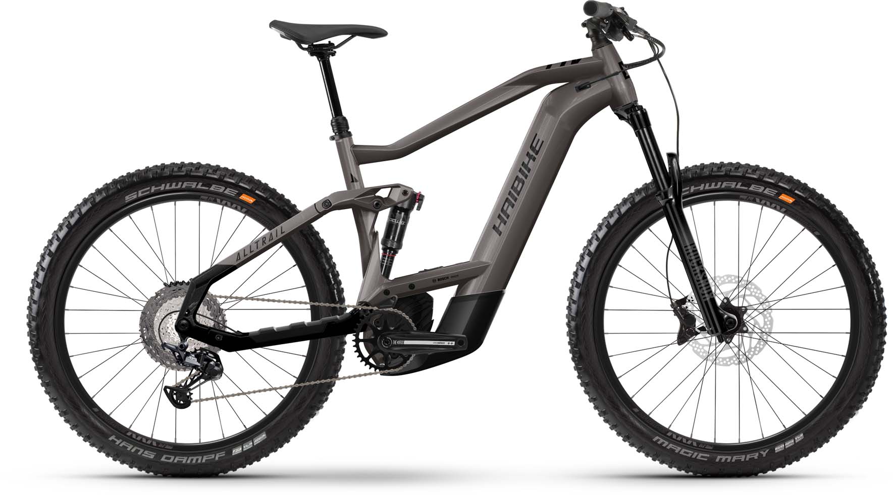 Haibike AllTrail 10 29 pebble grey/black gloss 2024 - Sähköpyörä Täysjousitetut Maastopyörä