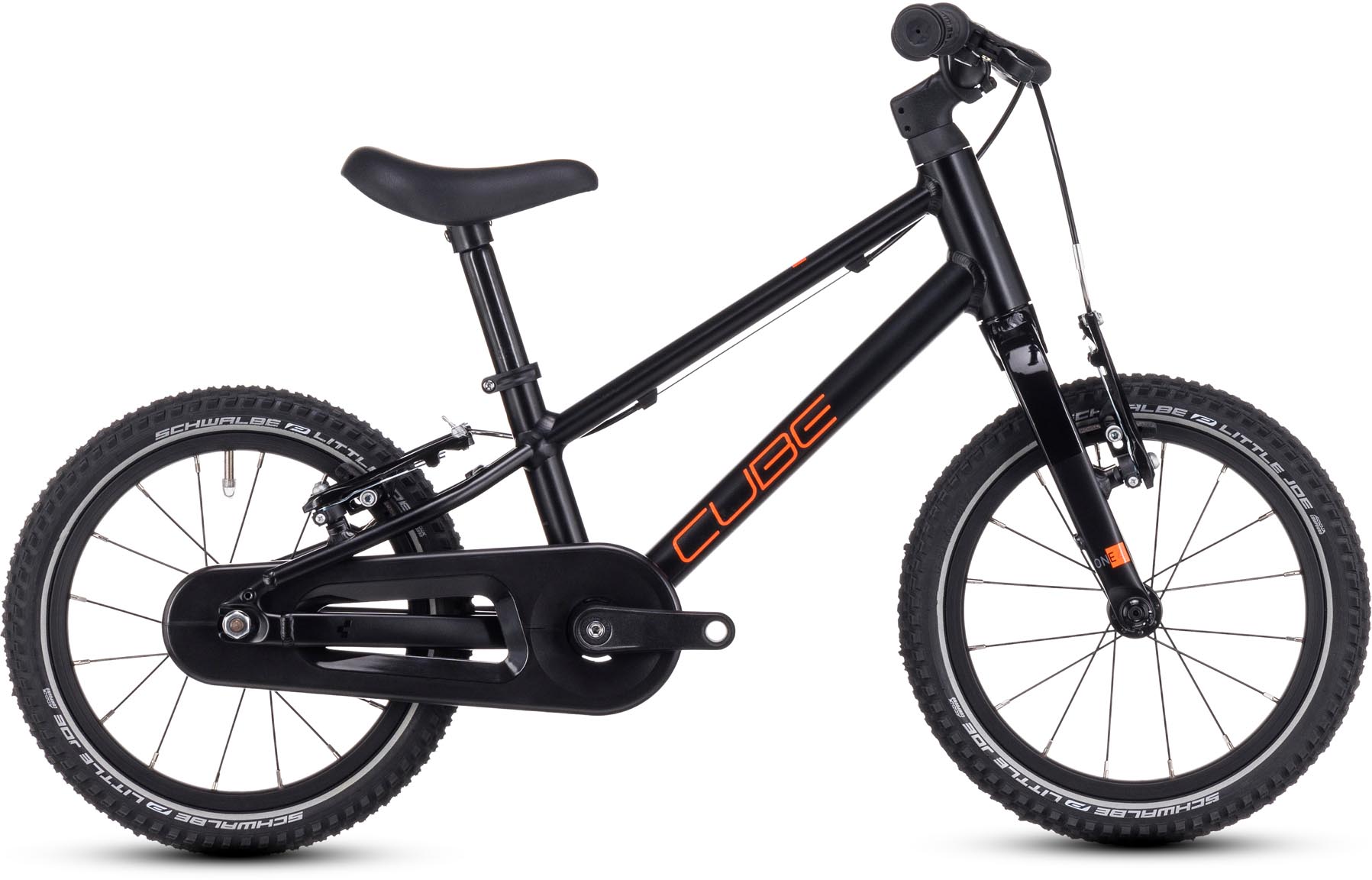 Cube Numove 140 black n orange 2025 - Lasten Pyörä 14 tuumaa