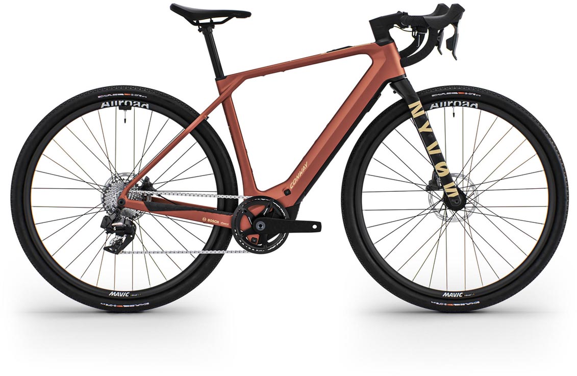 Conway Nyvon 12.0 400Wh rustred matt / terra matt 2025 - Sähköpyörä Sorapyörä