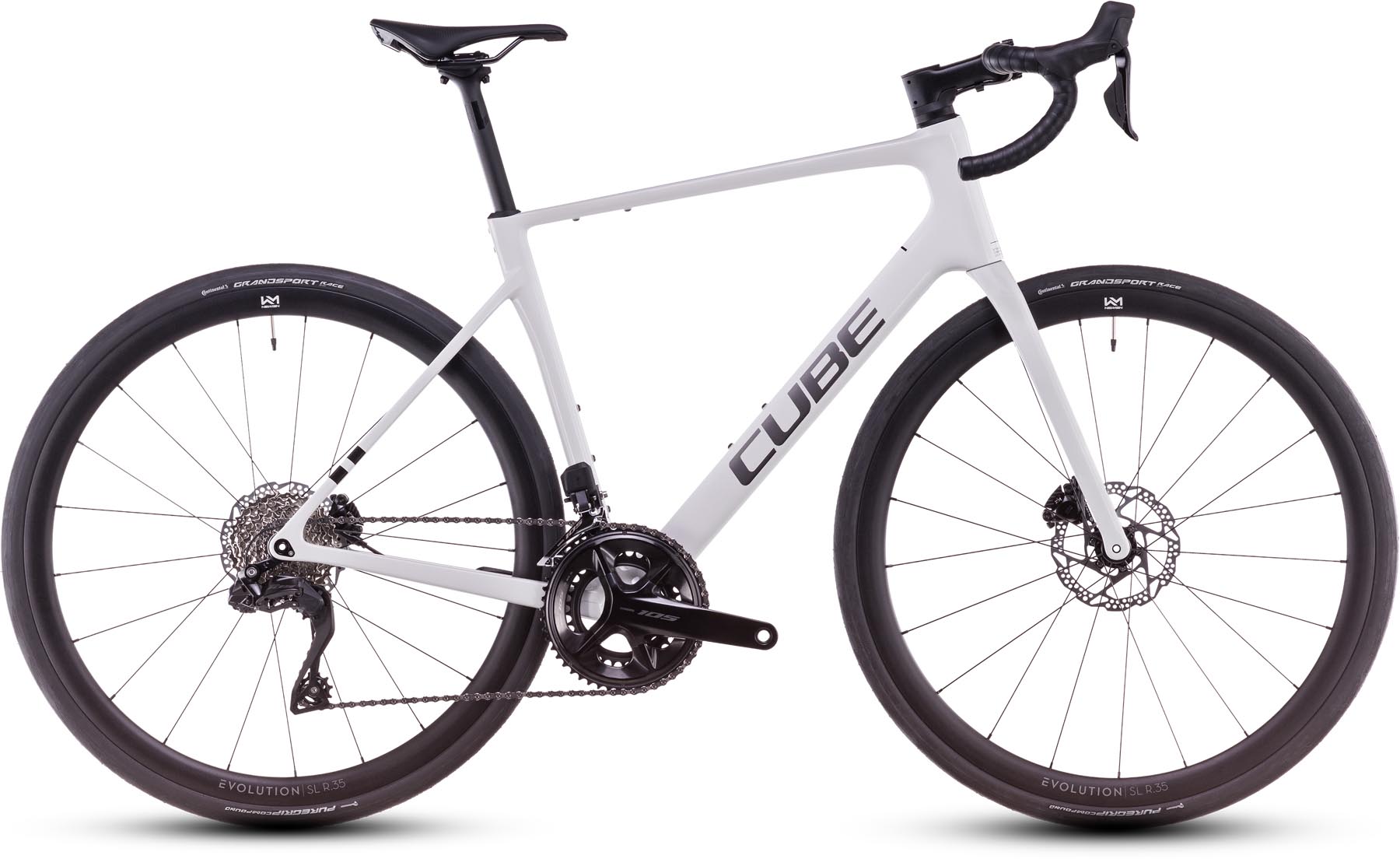 Cube Attain C:62 SLX cotton n grey 2025 - Carbon Maantiepyörä