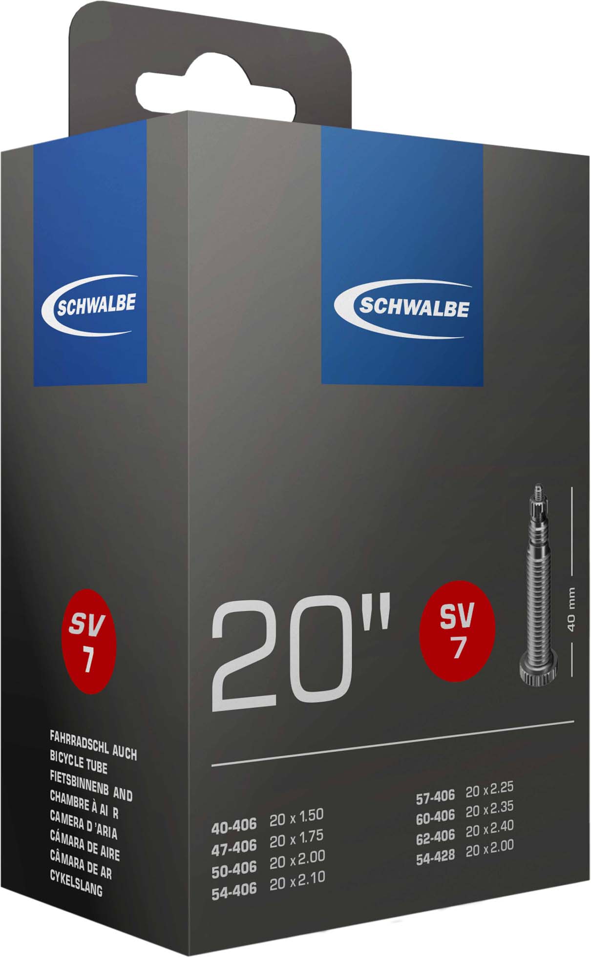 Schwalbe Putki 20x1.50-2.50 S SV NR. 7 (20")