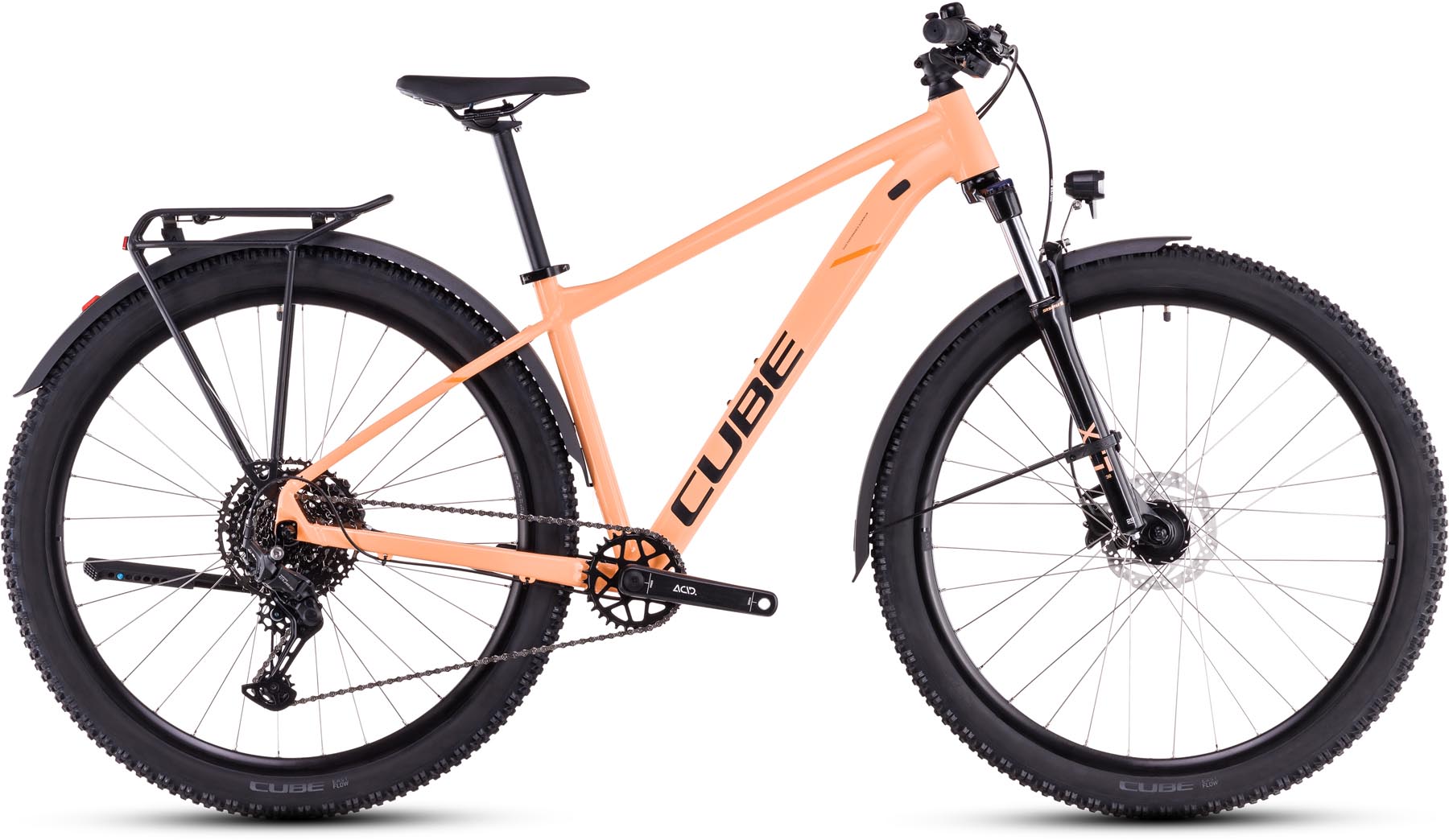 Cube Aim Race Allroad tangerine n black 2025 - Hardtail Maastopyörä