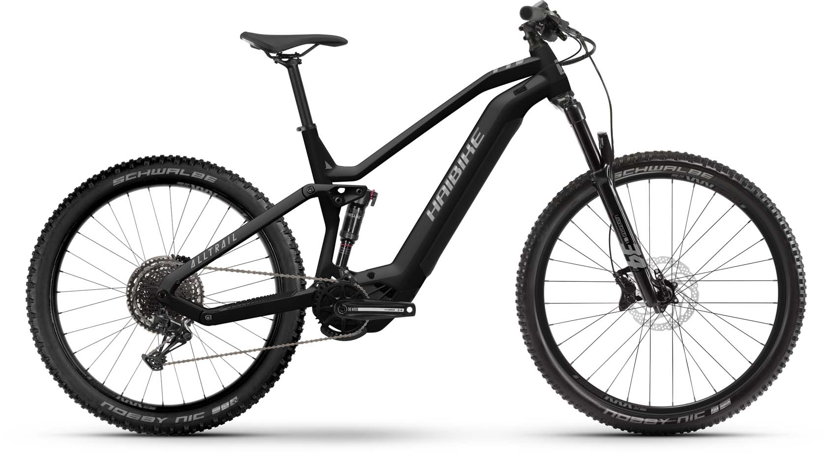 Haibike AllTrail 3 black/titan matt 2024 - Sähköpyörä Täysjousitetut Maastopyörä