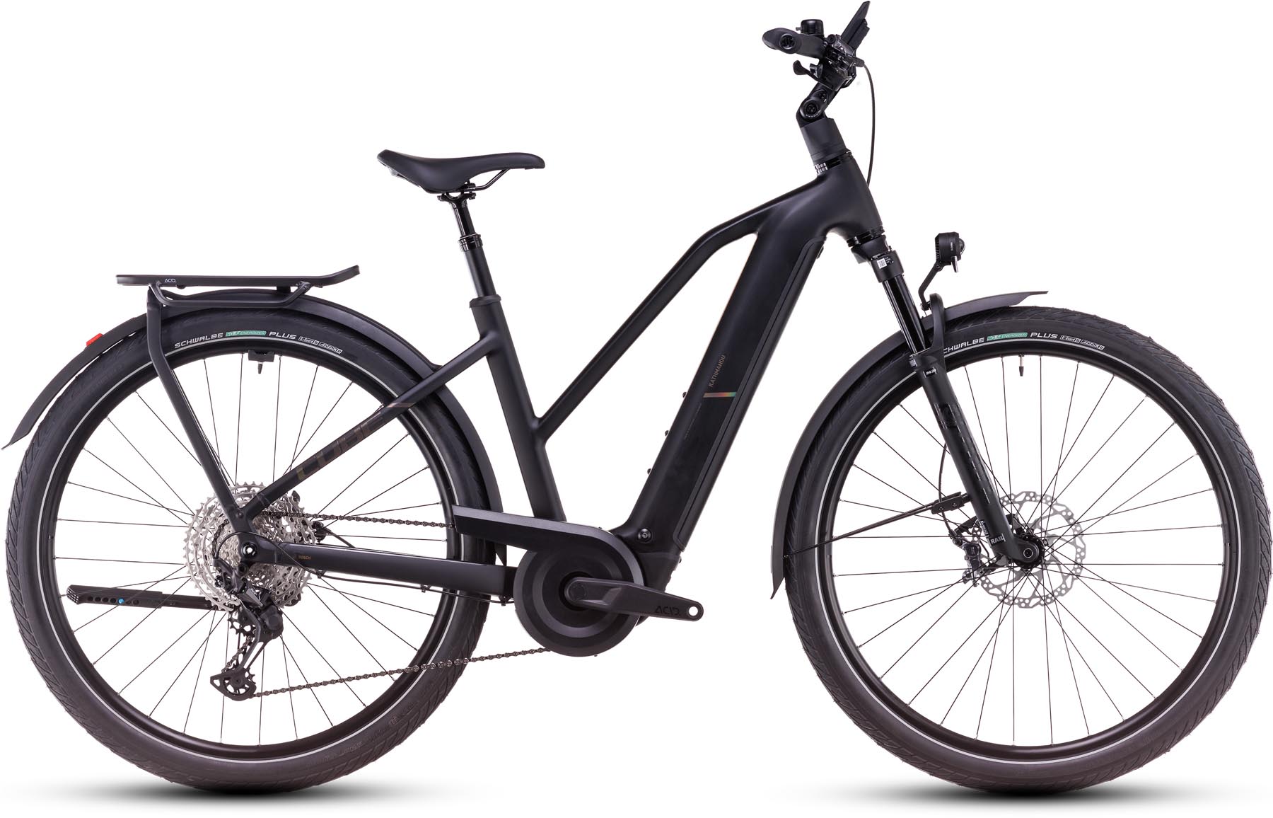 Cube Kathmandu Hybrid EXC 800 black n prism 2025 - Sähköpyörä Trekking Pyörä Naiset