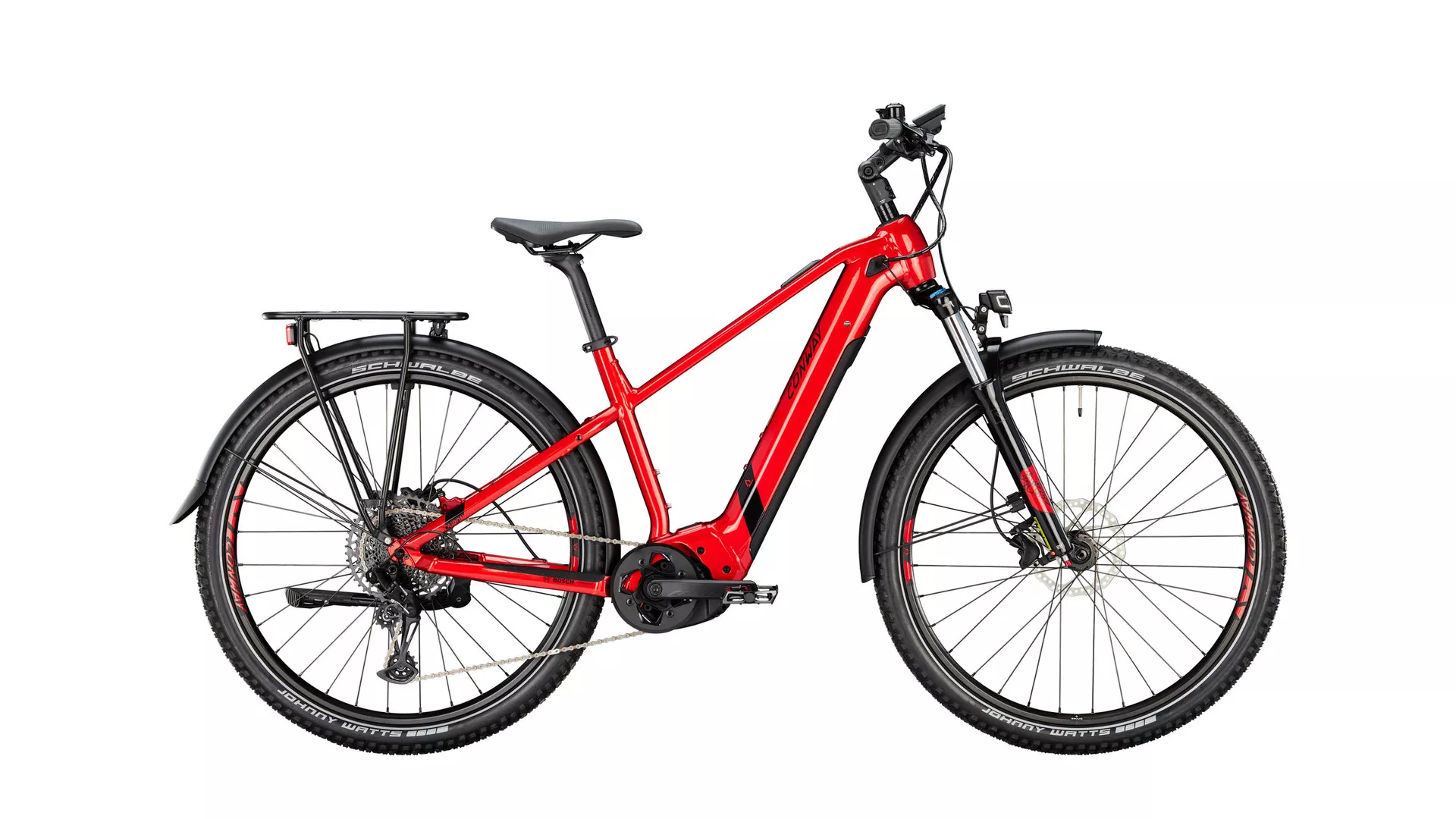 Conway Cairon C 3.0 625Wh red metallic / black metallic 2024 - Sähköpyörä Hardtail Maastopyörä