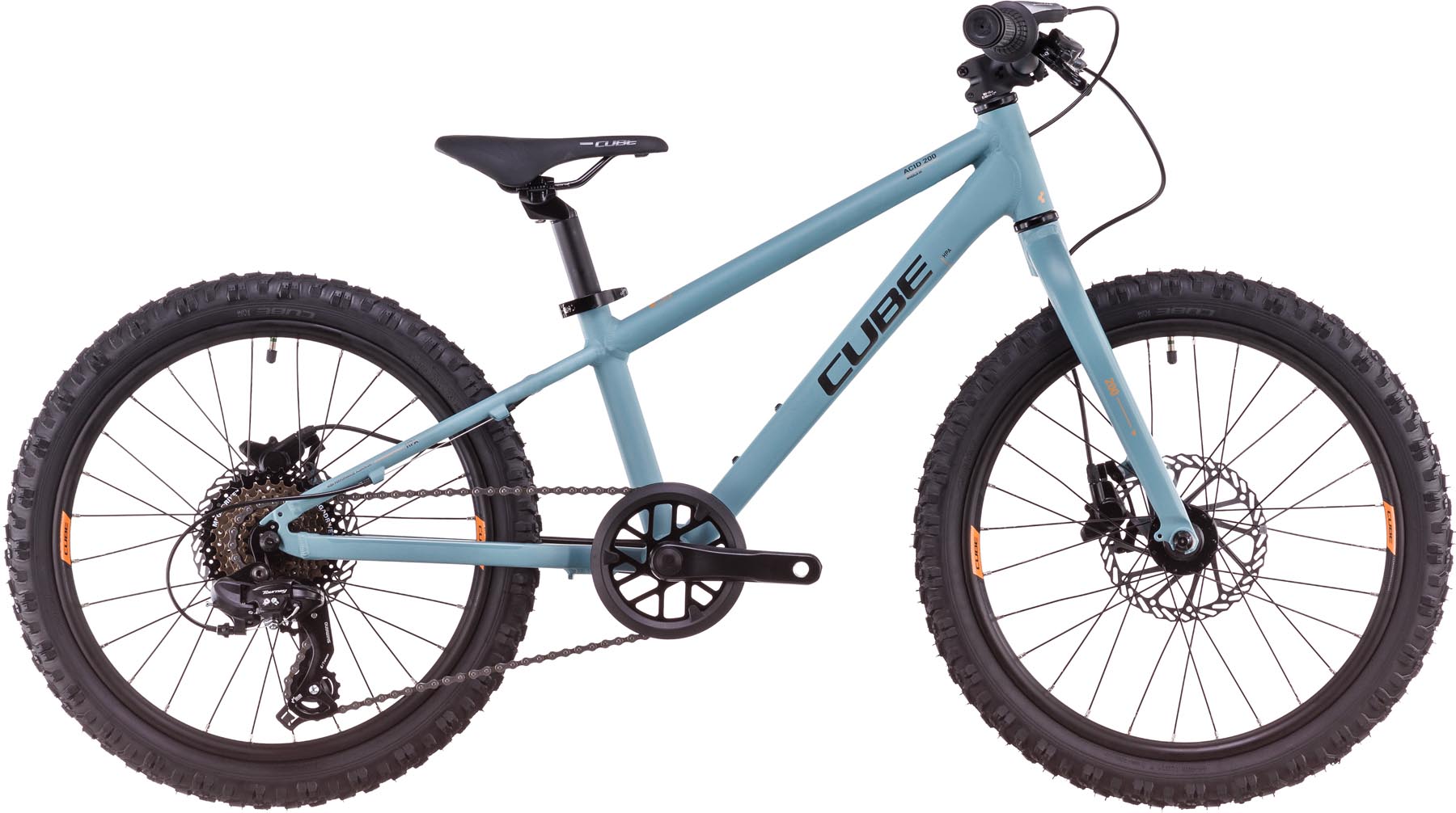 Cube Acid 200 Disc tealblue n orange 2025 - Kinderrad 20 Zoll - Lackschaden