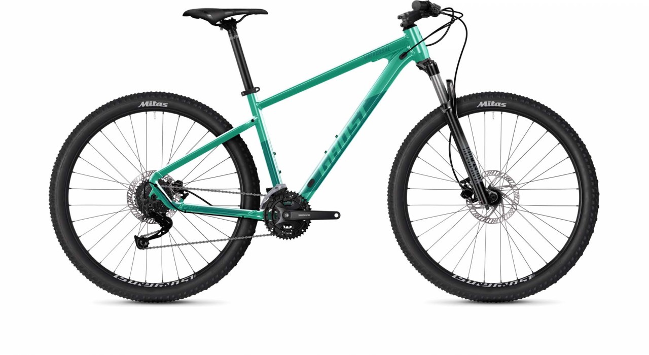 Ghost Kato Universal 27.5 AL bluegreen pearl / azur blue metallic glossy 2023 - Hardtail Maastopyörä