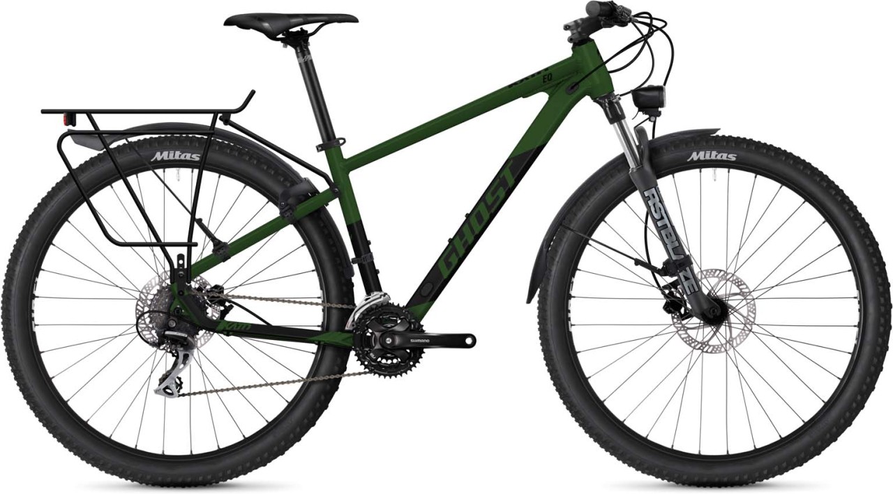 Ghost Kato EQ 29 AL metallic kaki / black matt 2023 - Hardtail Maastopyörä