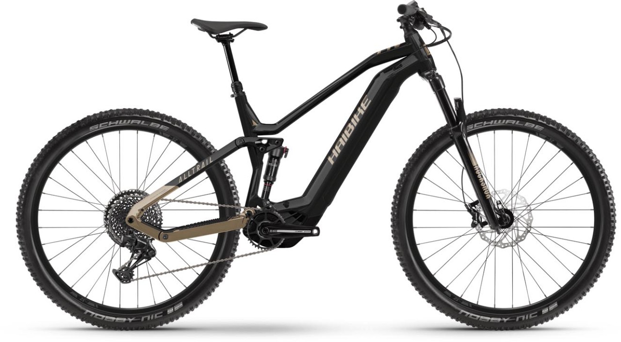 Haibike ALLTRAIL 7 29 Gloss Metal / Caramel Blk 2022 - Sähköpyörä Täysjousitetut Maastopyörä