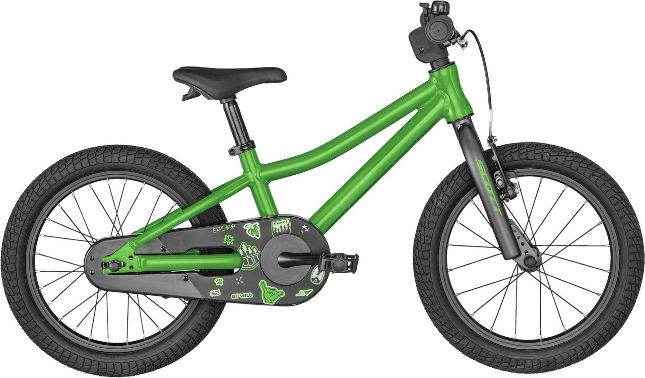 Scott Roxter 16 smith green / dark grey 2022 - Lasten Pyörä 16 tuumaa