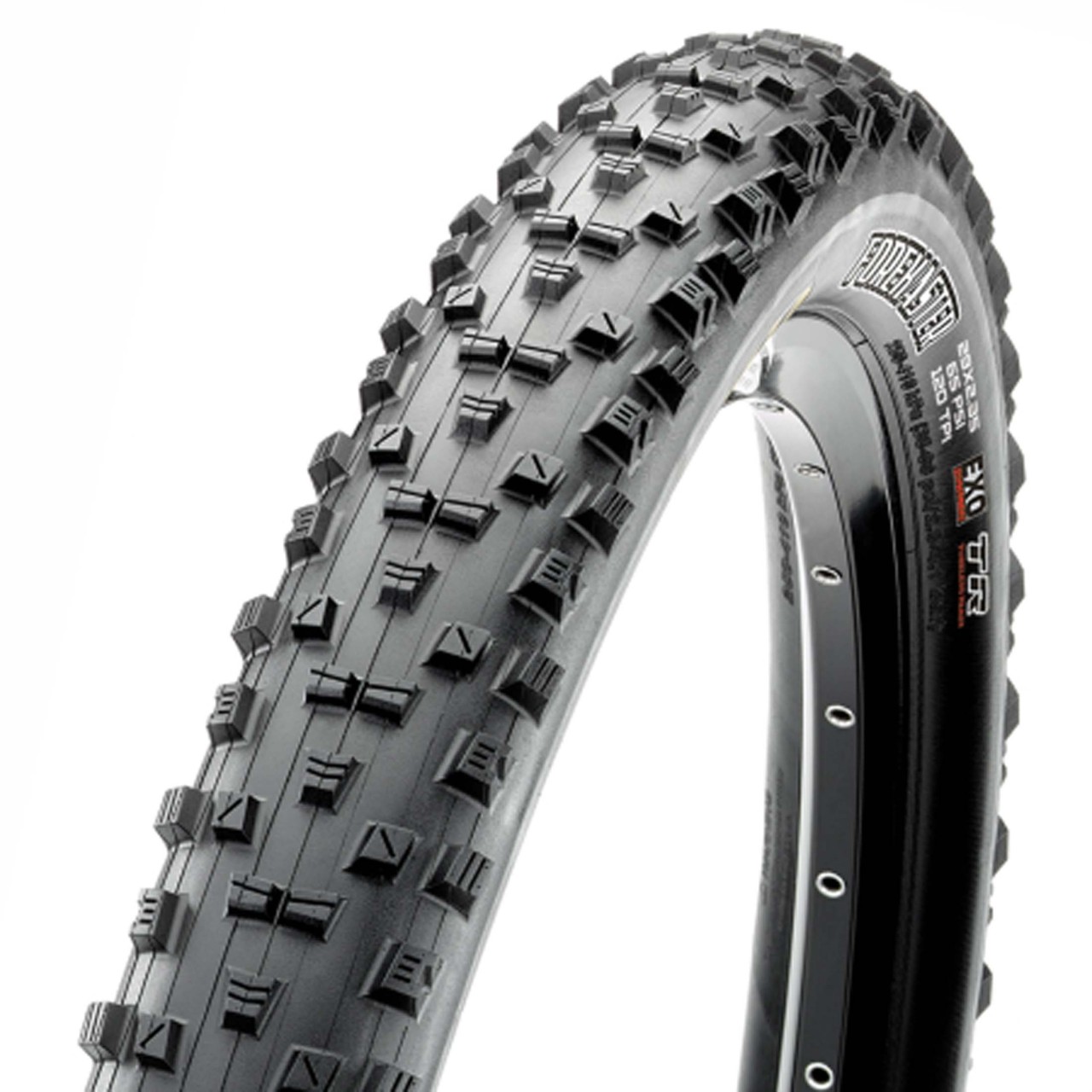 Maxxis Renkaat Forekaster WT TLR kokoontaitettava 29x2.60" 66-622 musta EXO 3C MaxxSpeed, musta