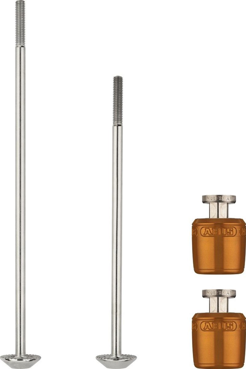 Abus NutFix M5 2x Axle 100/135 Pyörän kiinnitysjärjestelmä oranssi