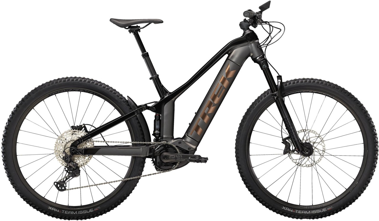 Trek Powerfly FS 7 Matte Dnister Black / Gloss Trek Black 2022 - Sähköpyörä Täysjousitetut Maastopyörä