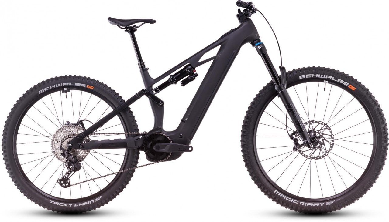 Cube Stereo Hybrid ONE77 HPC SLX 800 blackline 2025 - Sähköpyörä Täysjousitetut Maastopyörä - Maalipinnan vaurioituminen