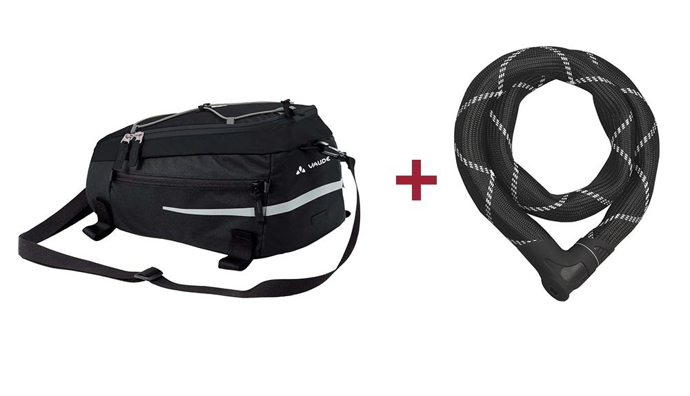Silkroad M -rinkka + Abus lukko-ketjuyhdistelmä Iven Chain 8210/85