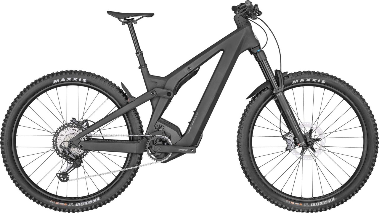 Scott Patron eRIDE 900 raw carbon / metal 2022 - Sähköpyörä Täysjousitetut Maastopyörä