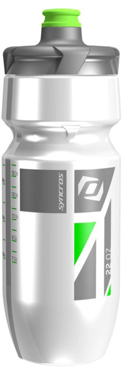 Syncros Corporate Plus juomapullo 0.65l, valkoinen/vihreä