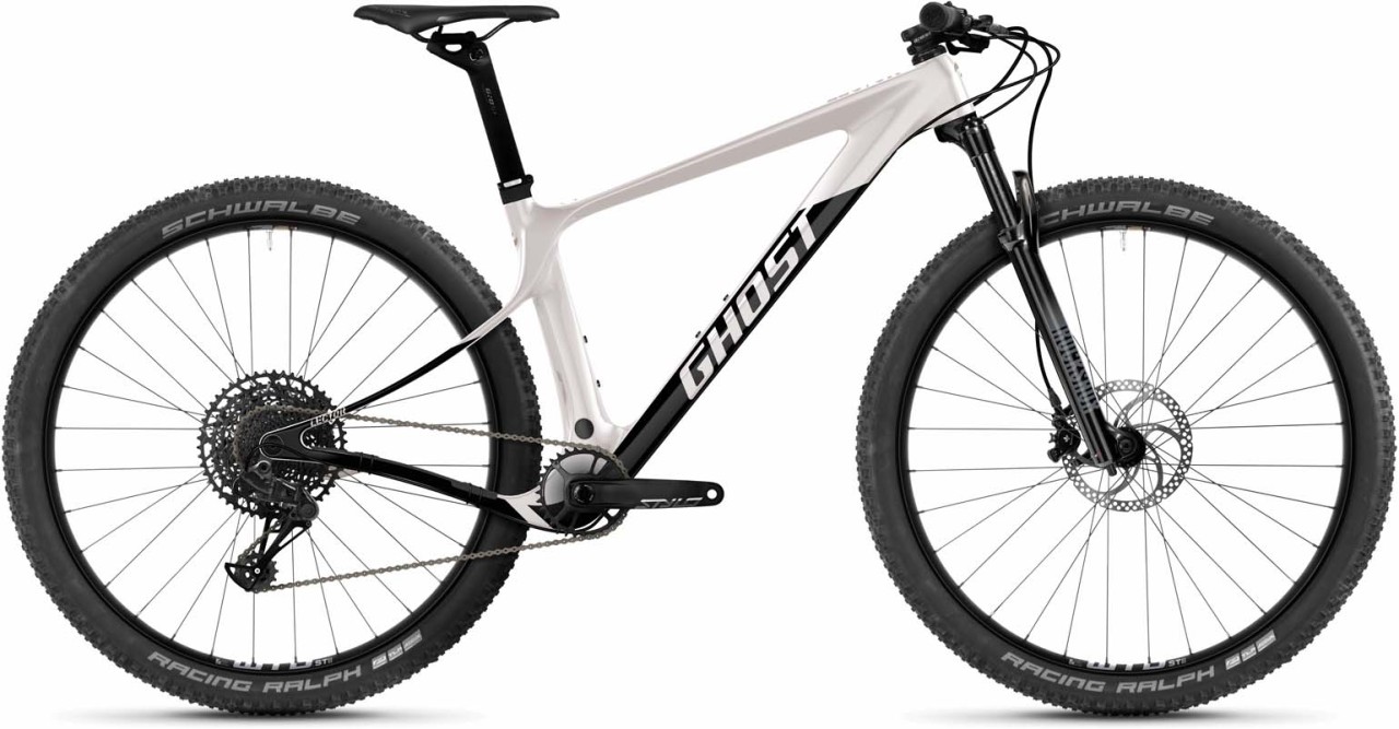 Ghost Lector SF LC light grey / black glossy / matt 2023 - Hardtail Maastopyörä