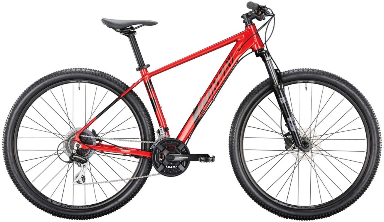 Conway MS 4.9 red metallic / black metallic 2022 - Hardtail Maastopyörä