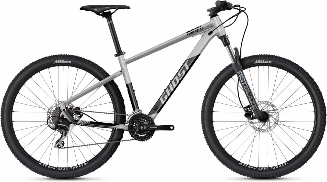 Ghost Kato Essential 27.5 AL light grey / black matt 2023 - Hardtail Maastopyörä