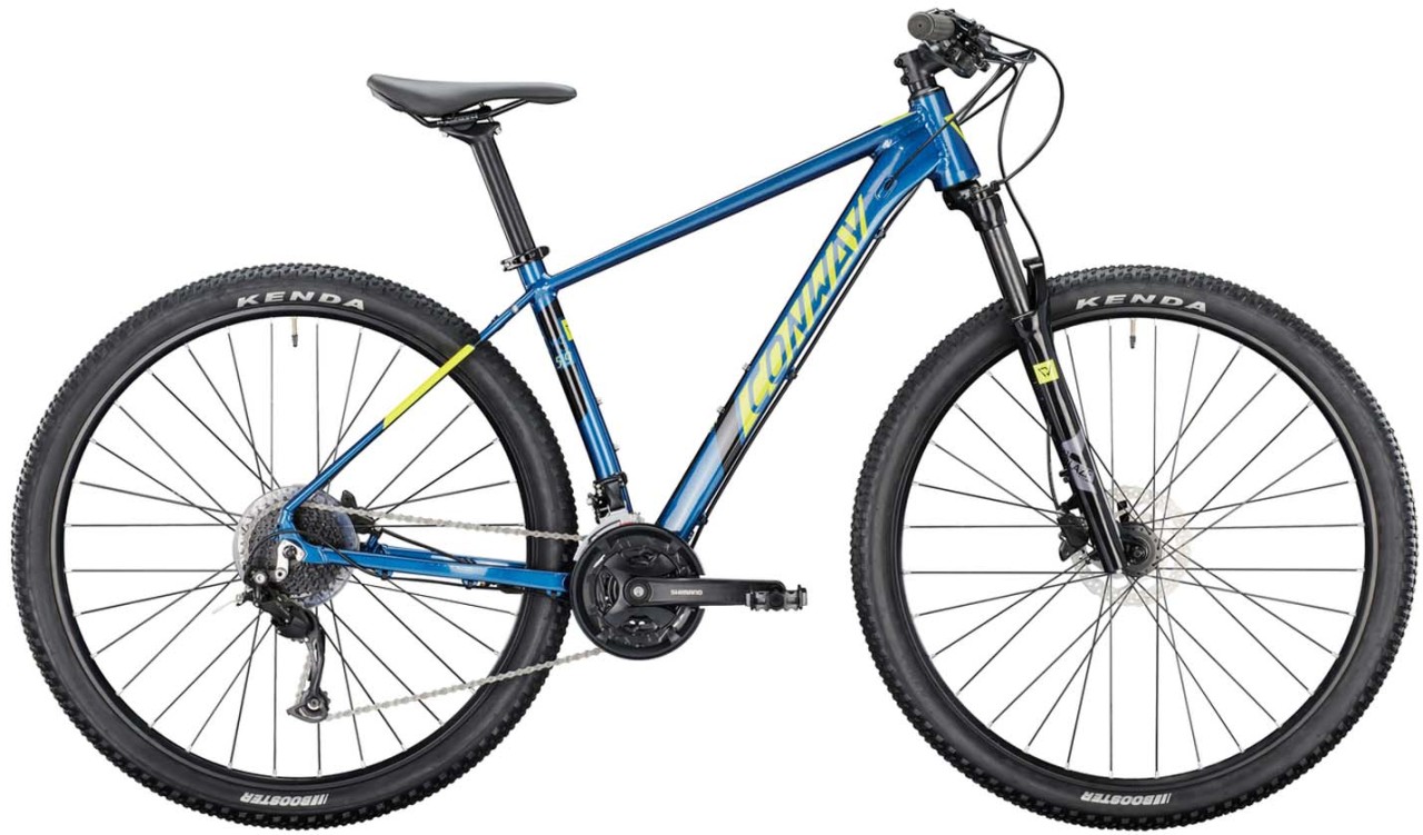 Conway MS 5.9 darkblue metallic / acid metallic 2022 - Hardtail Maastopyörä