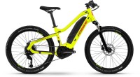 Haibike ALLTRACK Kids Gloss Lime Crystal / Red 2023 - Sähköpyörä Lasten Pyörä 24 tuumaa