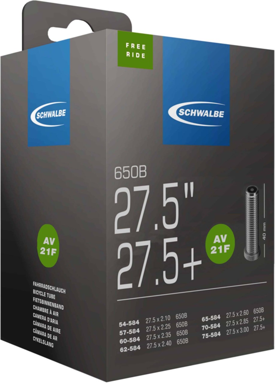 Schwalbe Putkimainen 27.5x2.1-3.0 S AV21F Light 54/75-584