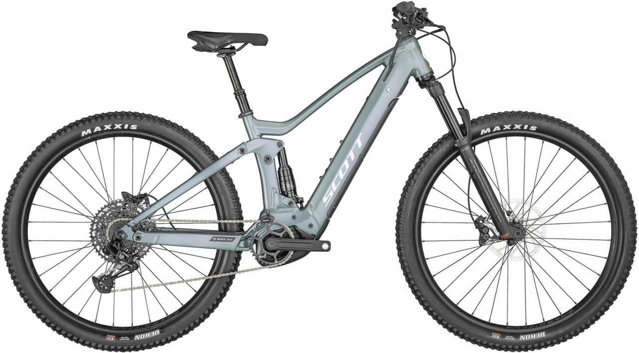Scott Contessa Strike eRIDE 920 Whale Blue 2024 - Sähköpyörä Täysjousitetut Maastopyörä Naisten