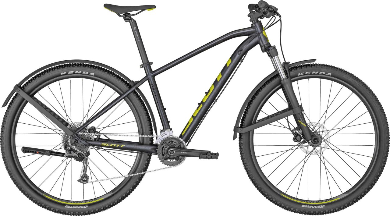 Scott Aspect 950 EQ dark grey / quicksilver yellow 2022 - Hardtail Maastopyörä