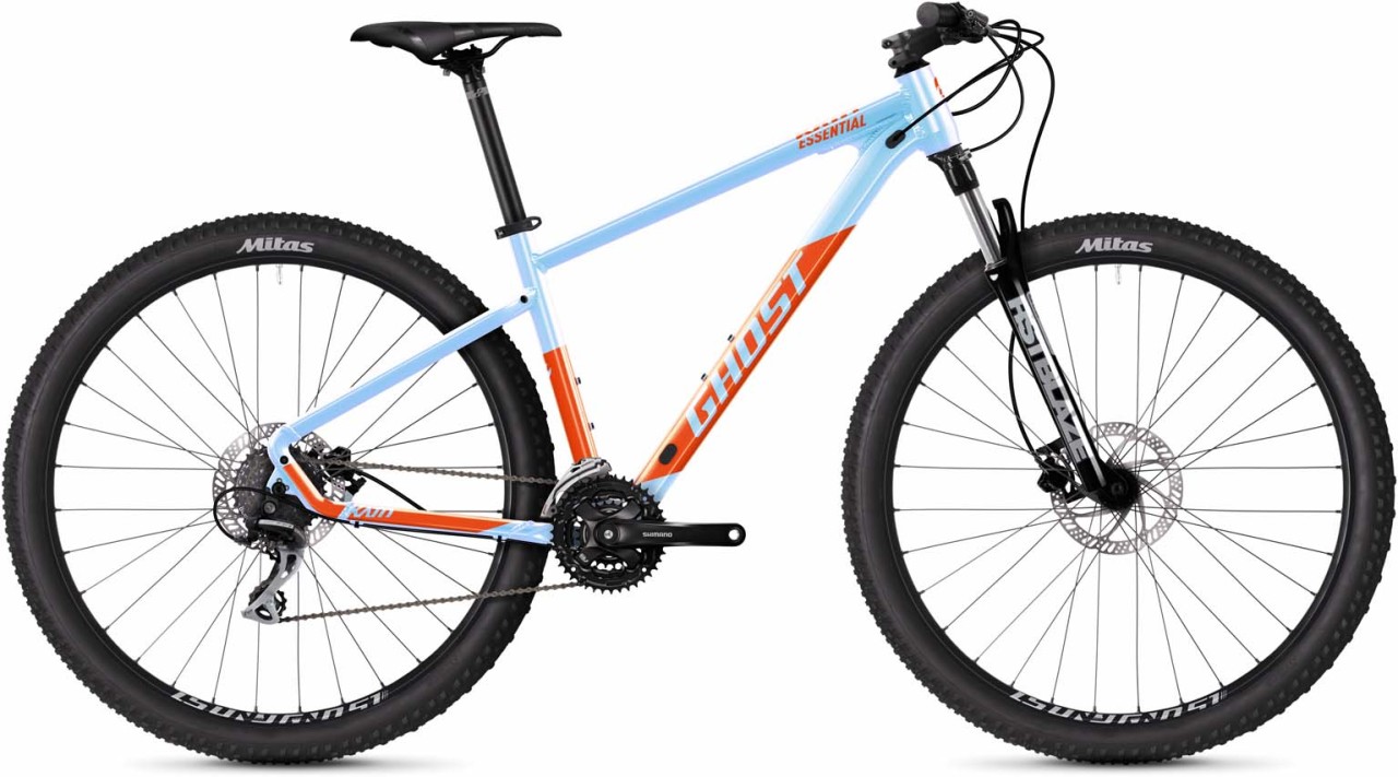 Ghost Kato Essential 29 AL baby blue pearl / dark orange glossy 2023 - Hardtail Maastopyörä