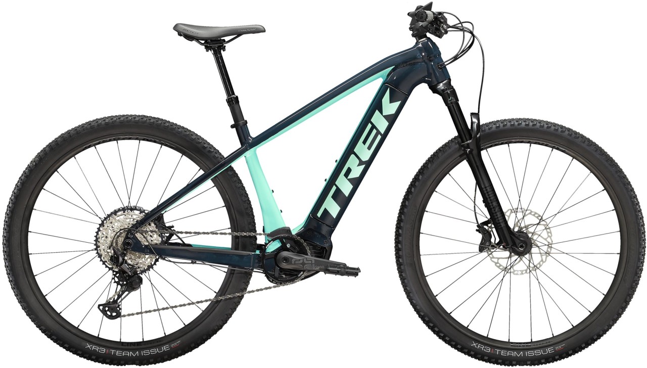 Trek Powerfly 7 Nautical Navy / Miami Green 2022 - Sähköpyörä Hardtail Maastopyörä