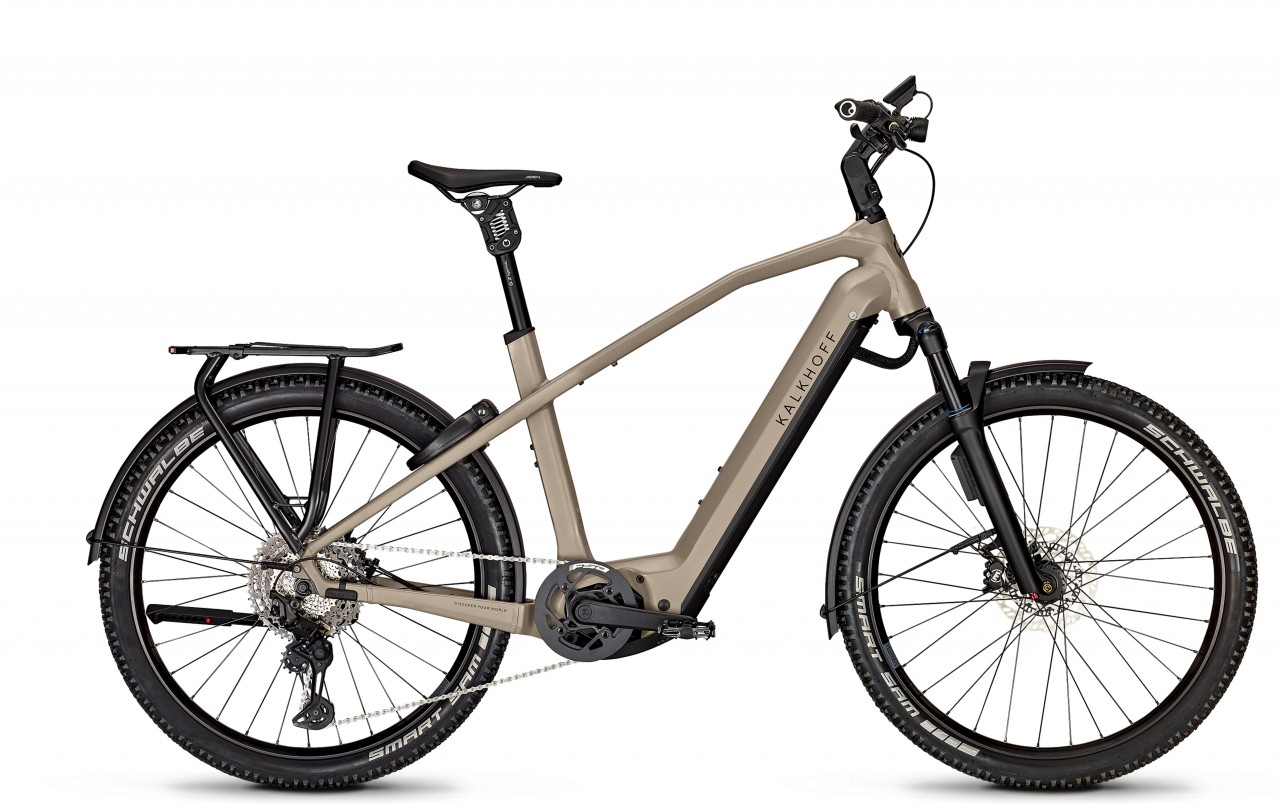 Kalkhoff Entice 7.B Advance+ ABS moonstonegrey matt 2023 - Sähköpyörä Hardtail Maastopyörä