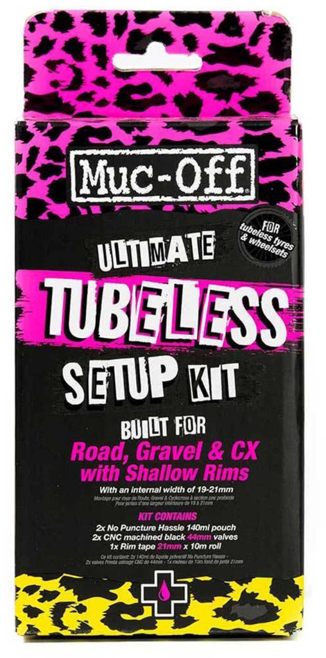 Muc-Off UltimateTubeless-sarja - maantie (44 mm) vaaleanpunainen