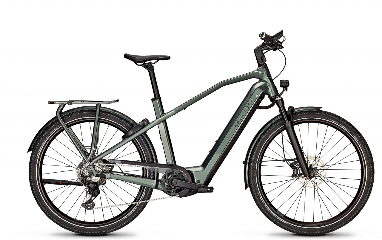 Kalkhoff Endeavour 7.B Move+ techgreen glossy 2023 - Sähköpyörä Trekking Pyörä Miesten