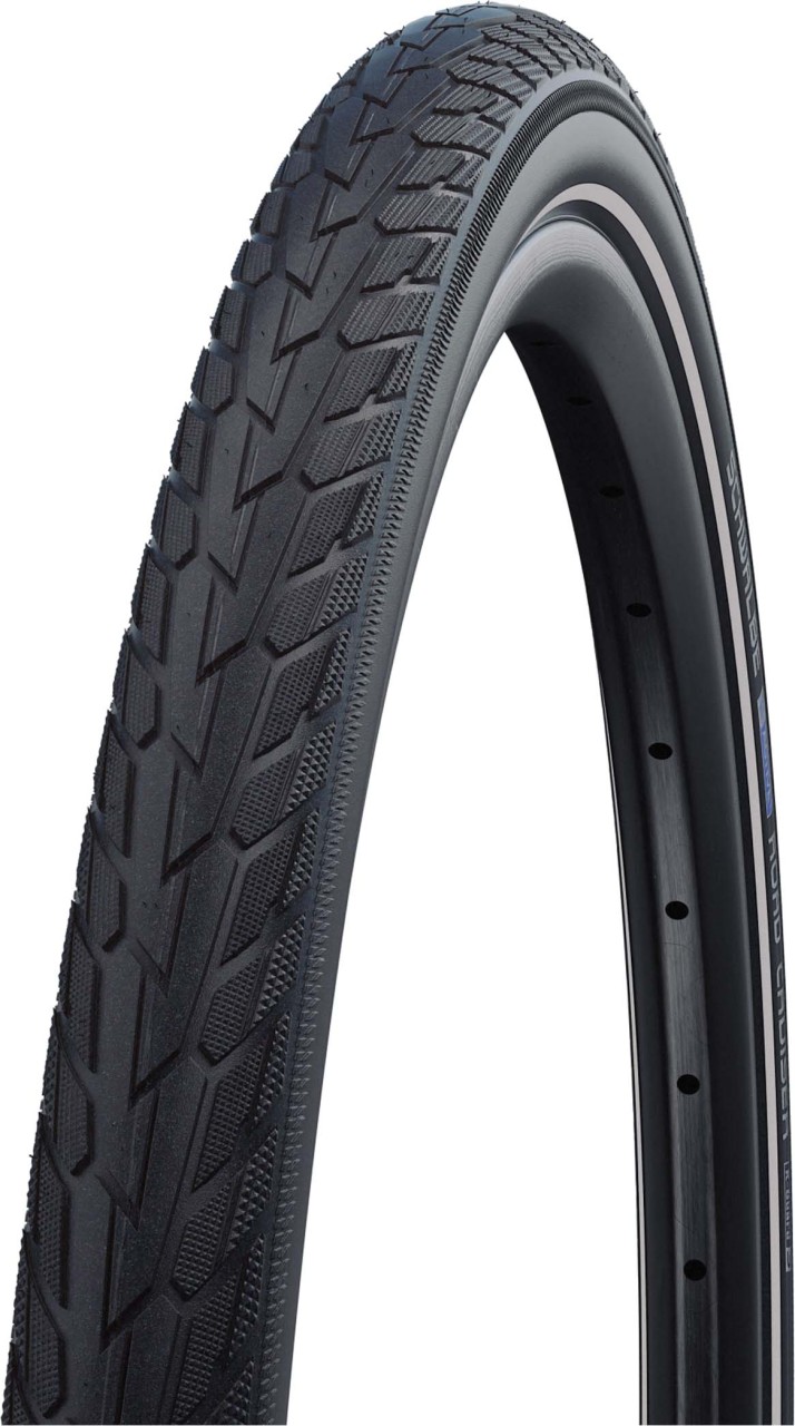 Schwalbe Renkaat Road Cruiser 28x1.75" 47-622, Black-Reflex, Musta-Reflex