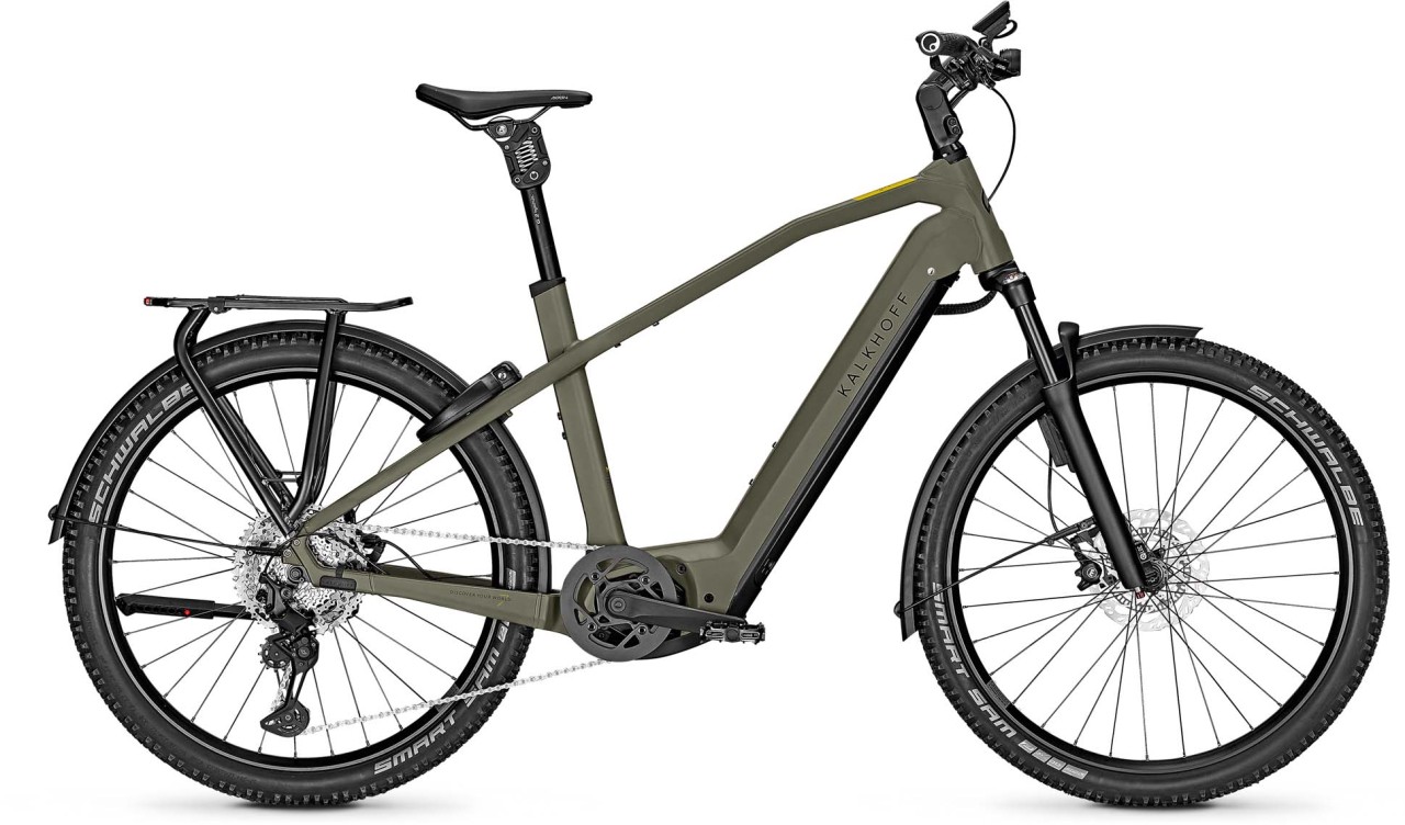 Kalkhoff Entice 7.B Advance+ ABS urbangreen matt 2023 - Sähköpyörä Hardtail Maastopyörä - Maalipinnan vaurioituminen