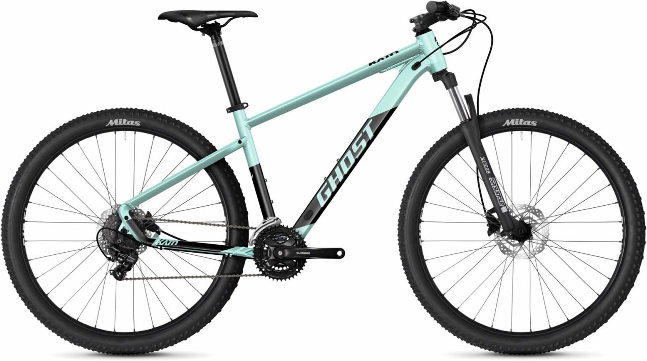 Ghost Kato 27.5 AL light mint pearl / black matt 2023 - Hardtail Maastopyörä