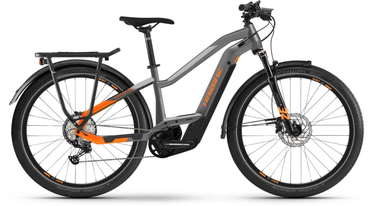 Haibike Trekking 10 i625Wh titan/lava matte 2022 - Sähköpyörä Trekking Pyörä Naiset