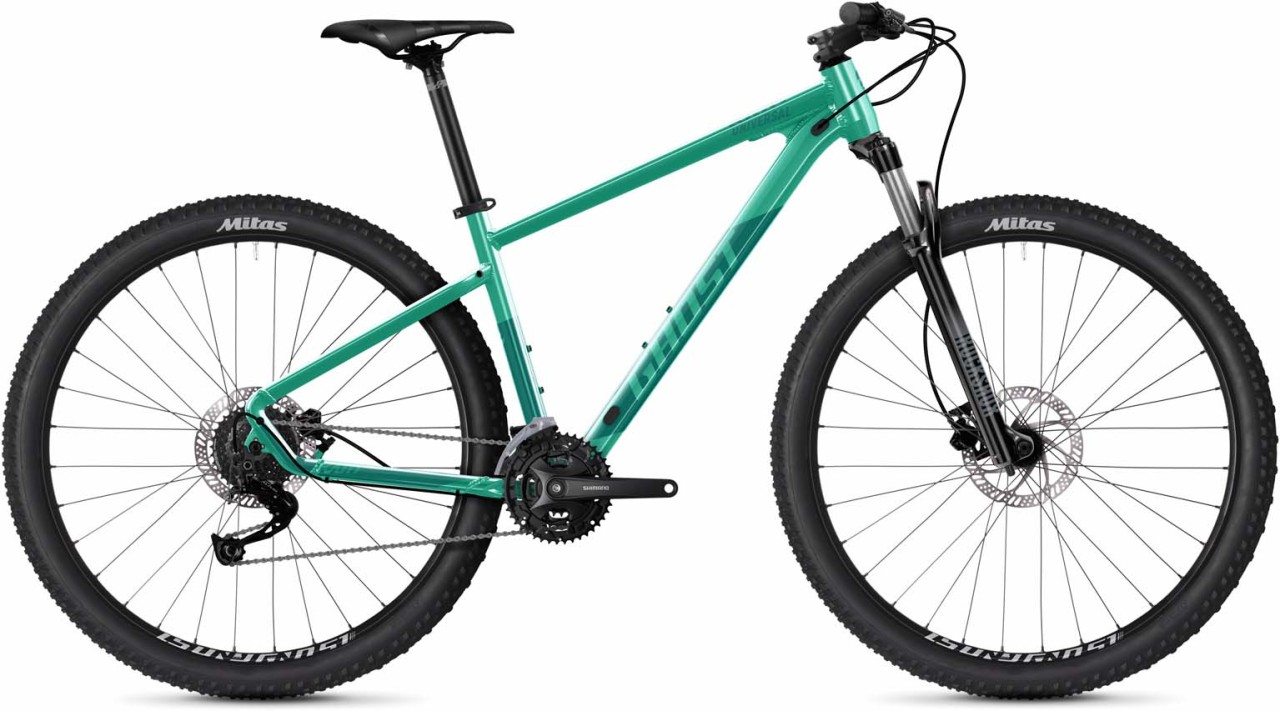 Ghost Kato Universal 29 AL bluegreen pearl / azur blue metallic glossy 2023 - Hardtail Maastopyörä