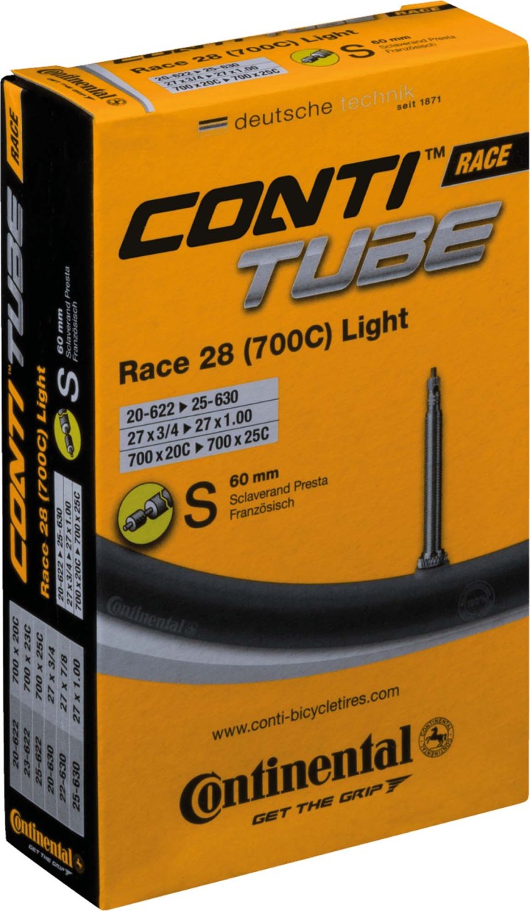 Continental Tubular Race 28 kevyt 28" 700x20/25C 18/25-622/630 SV 60mm 18/25-622/630 SV 60mm